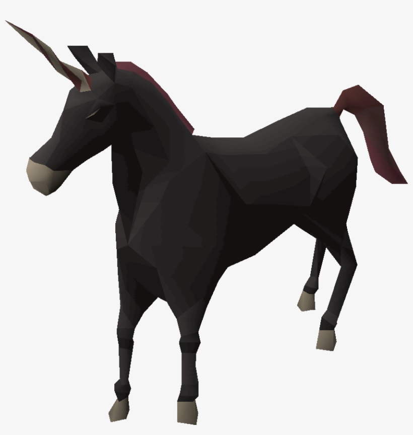 Requirements, Black Unicorn - Runescape Unicorn, transparent png