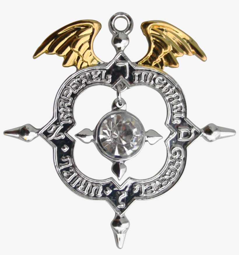 Winged Archangel Shield - Kabbalah, transparent png