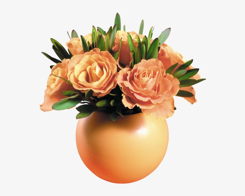 0, - Flowers In A Vase Png, transparent png
