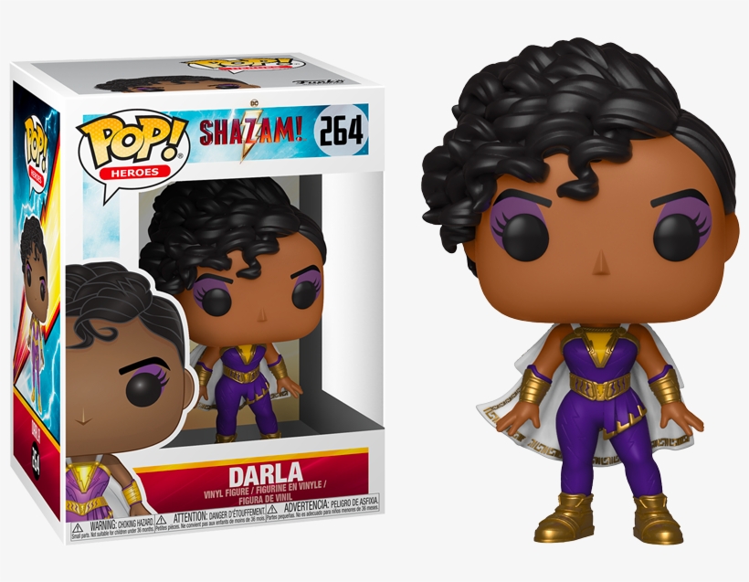 Shazam 2019 Darla Funko Pop Vinyl Figure - Shazam Funko Pop Movie, transparent png