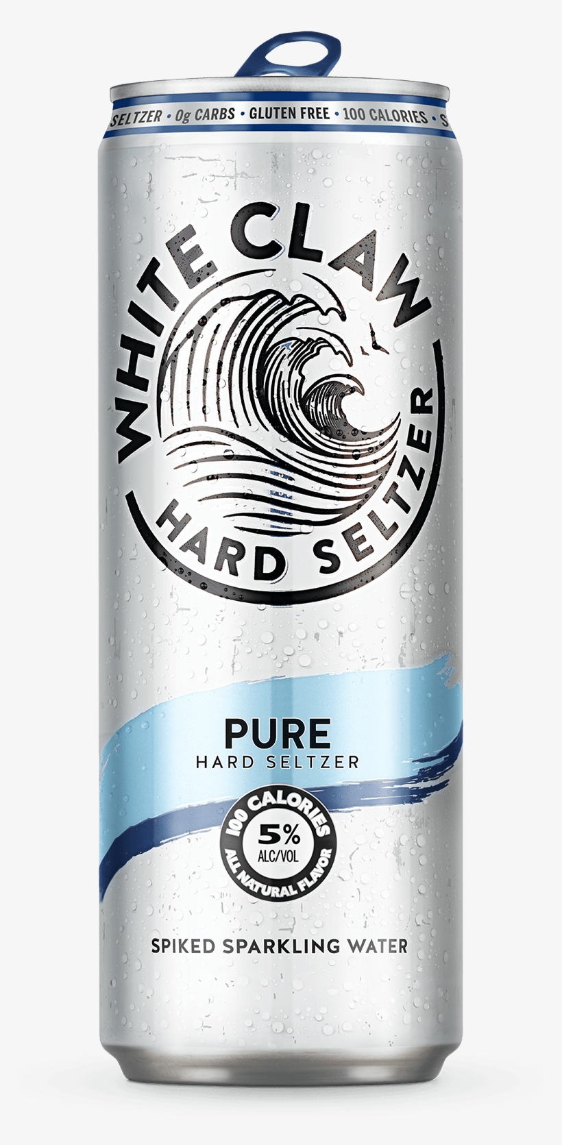 White Claw Pure Can - Beer Bottle, transparent png
