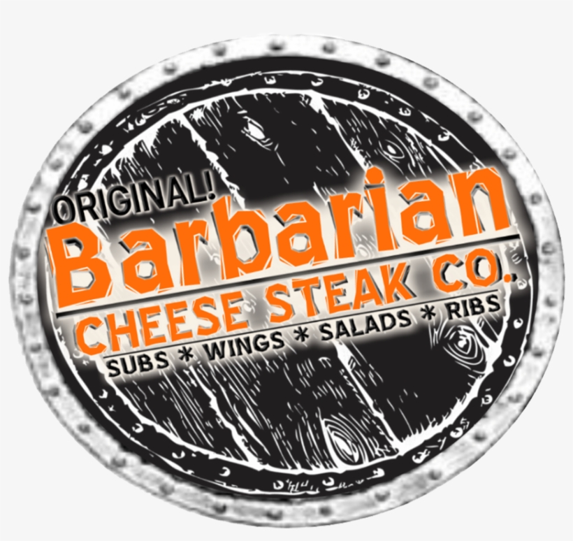 Barbarian Cheese Steak Co - Circle, transparent png
