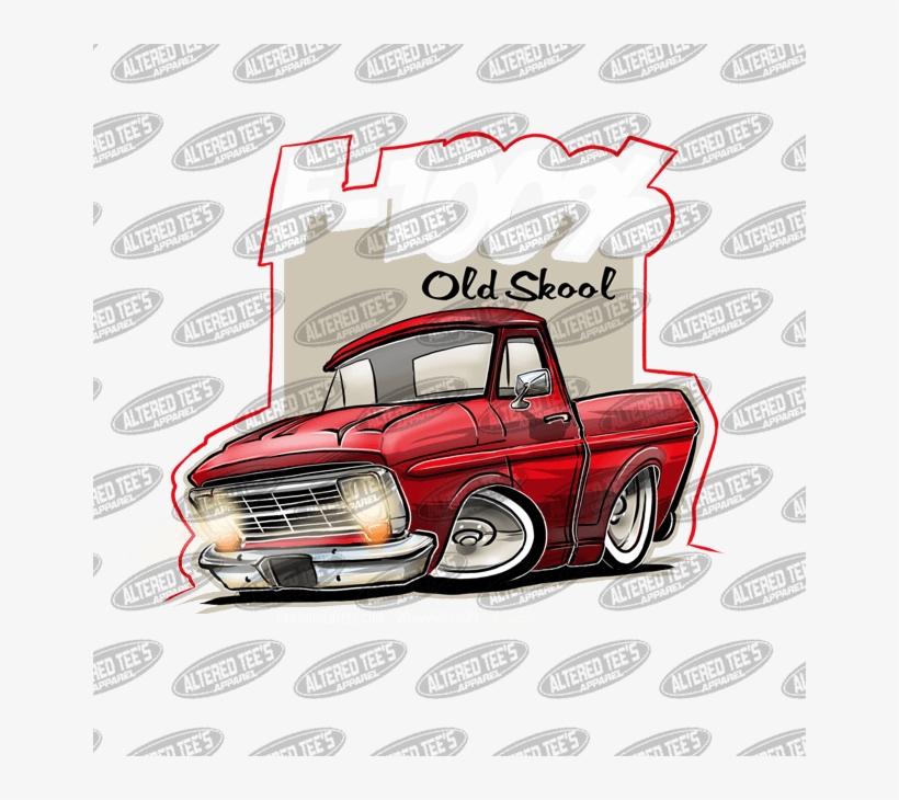 68 Ford Truck Red - Clothing, transparent png