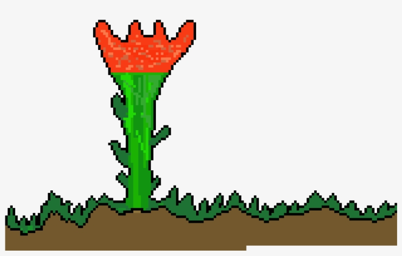 The Lone Thorn Flower, transparent png