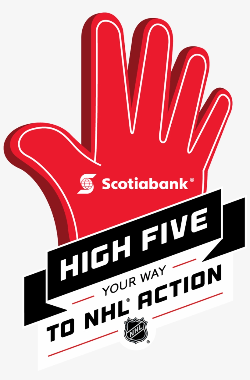 Scotiabank High Five - Illustration, transparent png