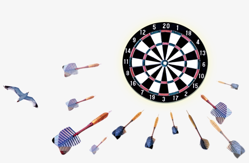 Darts Stock Photography Game Clip Art - Dart Board, transparent png
