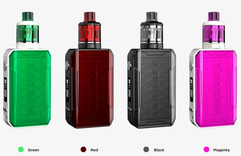 Both Mtl And Dl Vaping, Will Definitely Offer You Incomparable - Wismec Sinuous V200 Kit, transparent png
