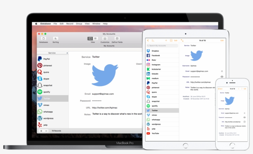 When You Receive The File, You Can Import Data Immediately - Mac Apps Database, transparent png