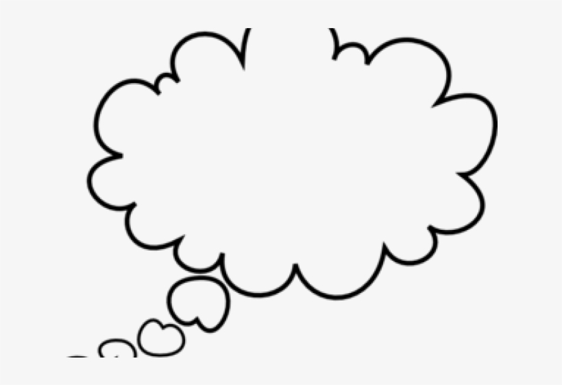 Think Cloud Cliparts - Speech Bubble Clip Art, transparent png
