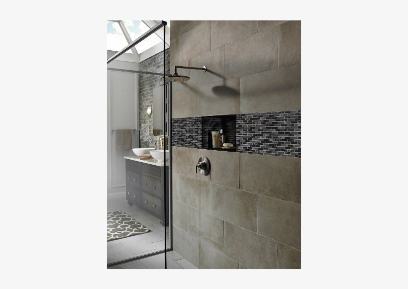 Glissen Black 5/8x5/8 Brick Pattern Glass Mosaic - Banheiro Com Pastilha Marrom, transparent png