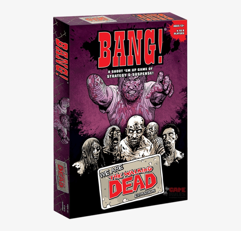 Bang Wearethewalkingdead Box - Walking Dead Board Games, transparent png