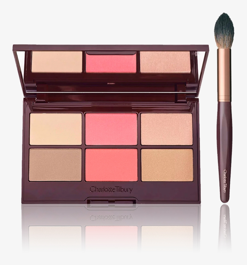 Charlotte Tilbury Glowing Pretty Skin Palette, transparent png