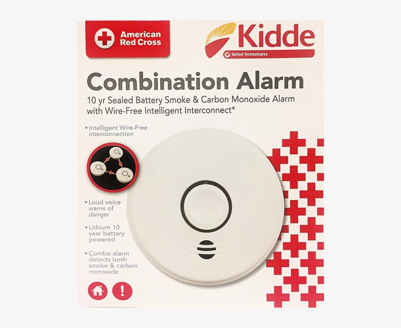 Kidde Wireless Interconnected Smoke Alarm And Carbon - Kidde, transparent png
