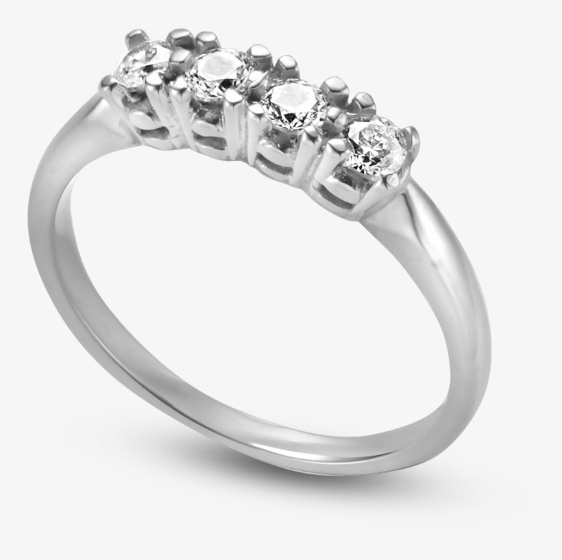 Standard View Of Wbr62 In White Metal - Pre-engagement Ring, transparent png
