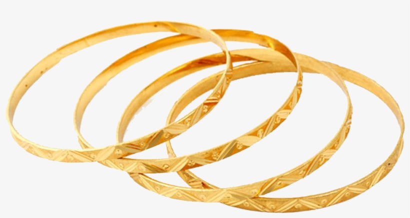 Bangles Gold Jewellery - Daily Use Gold Bangles, transparent png