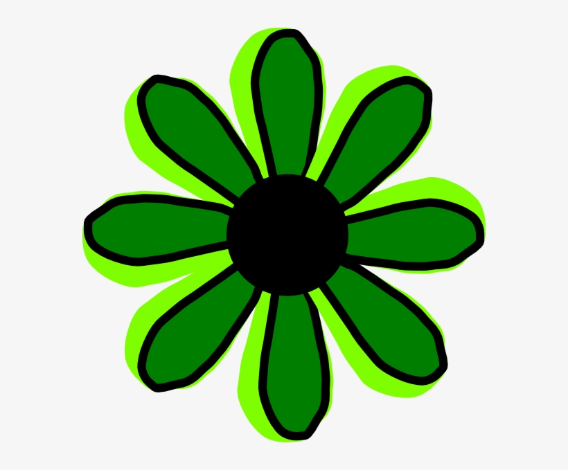 How To Set Use Green Flower 2 Svg Vector, transparent png