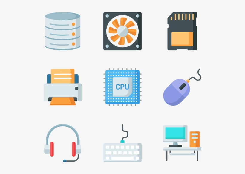Computer Components - Computer Component Icon Png - 600x564 PNG ...