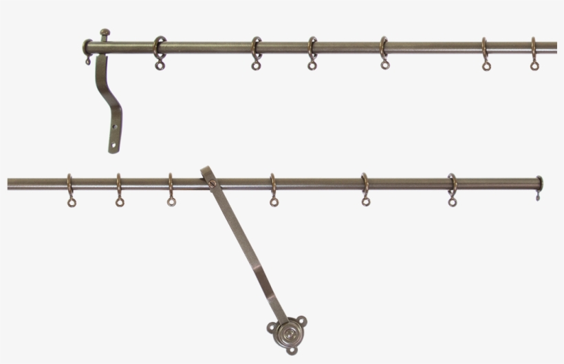 696 Bronze Rising Portiere Door Rod - Shelving, transparent png