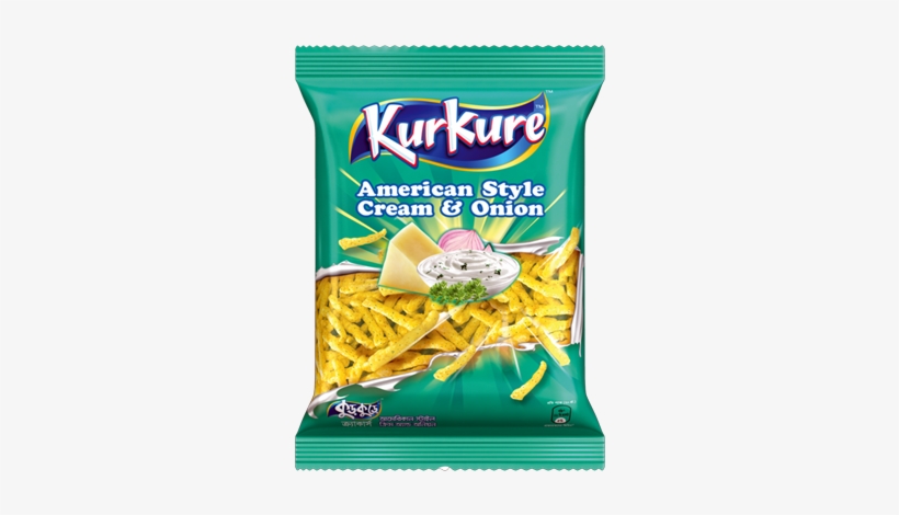 American Style Cream & Onion - Kurkure Chilli Chatka Crisps, transparent png