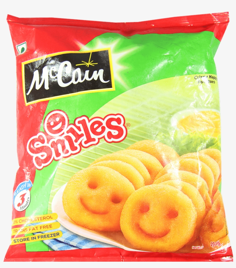 Smiles - Mccain - 450 Gm - Mccain Smiles New Pudina Chatka, transparent png