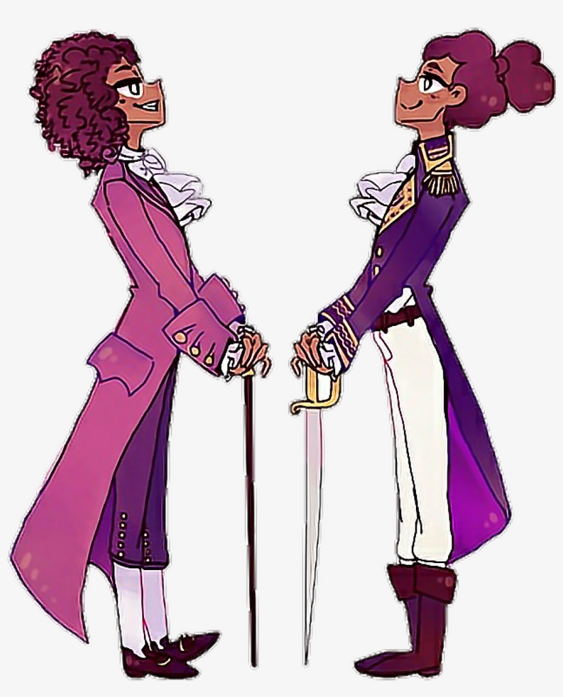 #hamilton #hamiltonthemusical #lafayette #thomasjefferson - String Soulmate Au, transparent png