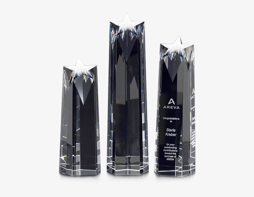 High Quality Crystal Awards & Trophies - Areva, transparent png