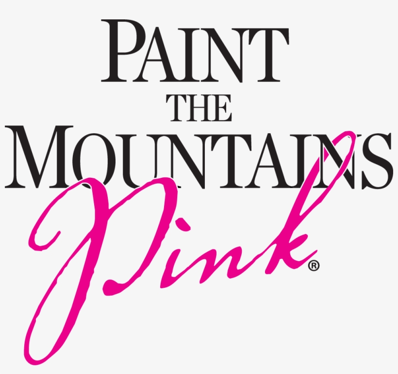 Paint The Moutains Pink Logo - Women, transparent png