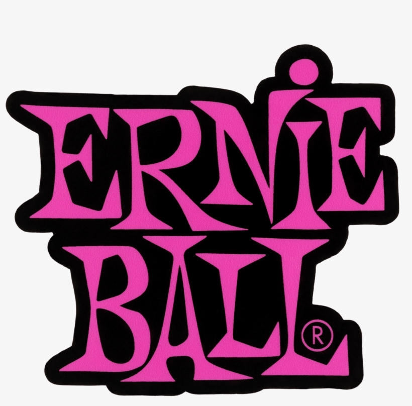 Stacked Pink Ernie Ball Logo Sticker - Ernie Ball, transparent png