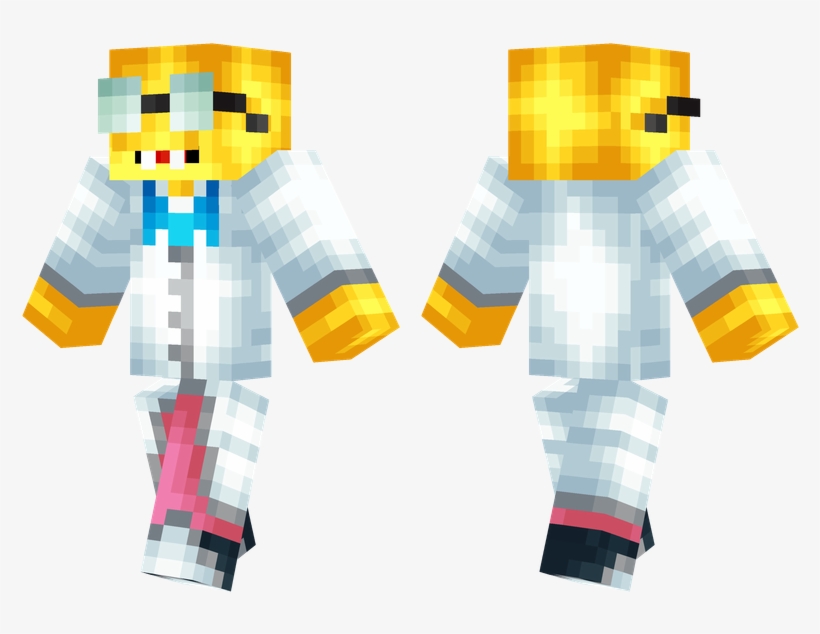 Professor Frink - Skin Minecraft Simpson, transparent png