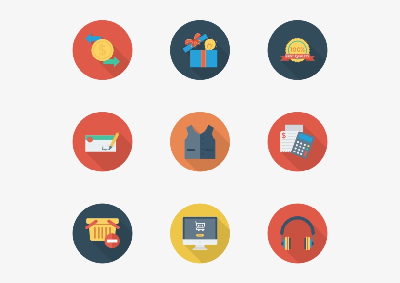 Shopping & E-commerce - Flat Icon Construction, transparent png