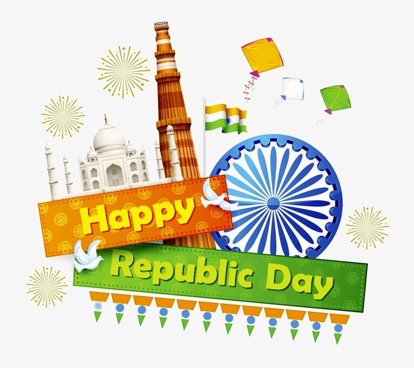 Happy Republic Day To All - Republic Day India 2019, transparent png