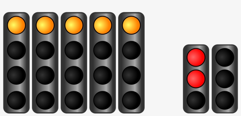 Fia Start Lights Practice Stopped - Traffic Light, transparent png