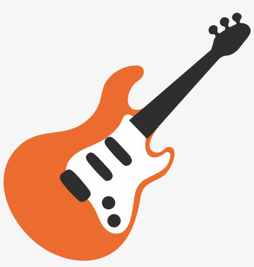 File - Emoji U1f3b8 - Svg - Emoji Guitare, transparent png