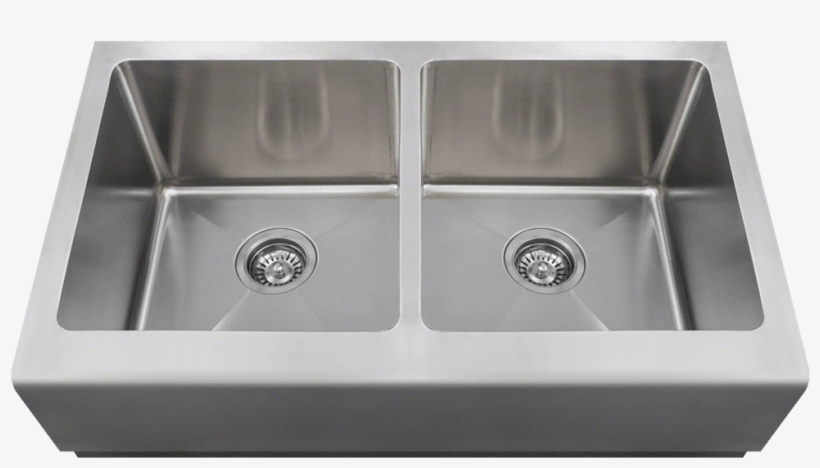Double Bowl Farm Sink - Sink, transparent png