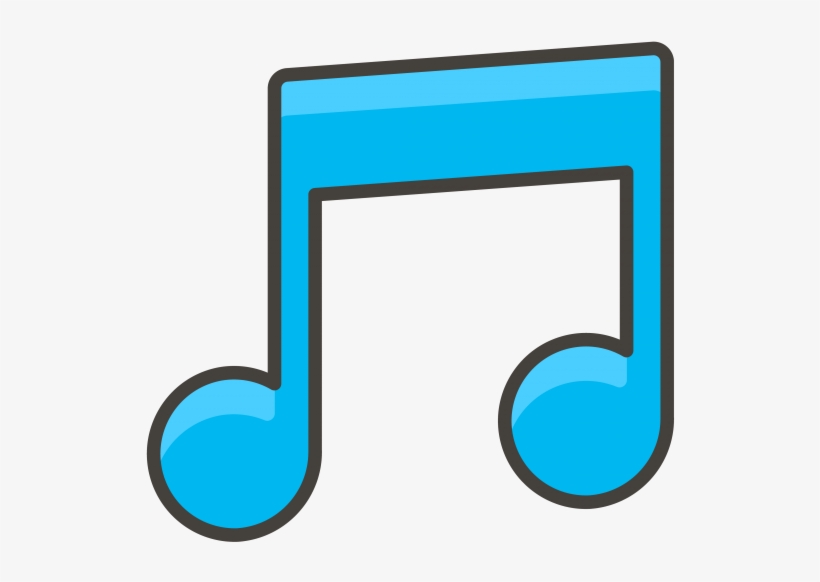 Musical Note Emoji Icon, transparent png