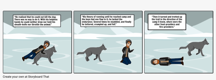 To Build A Fire - Cartoon, transparent png