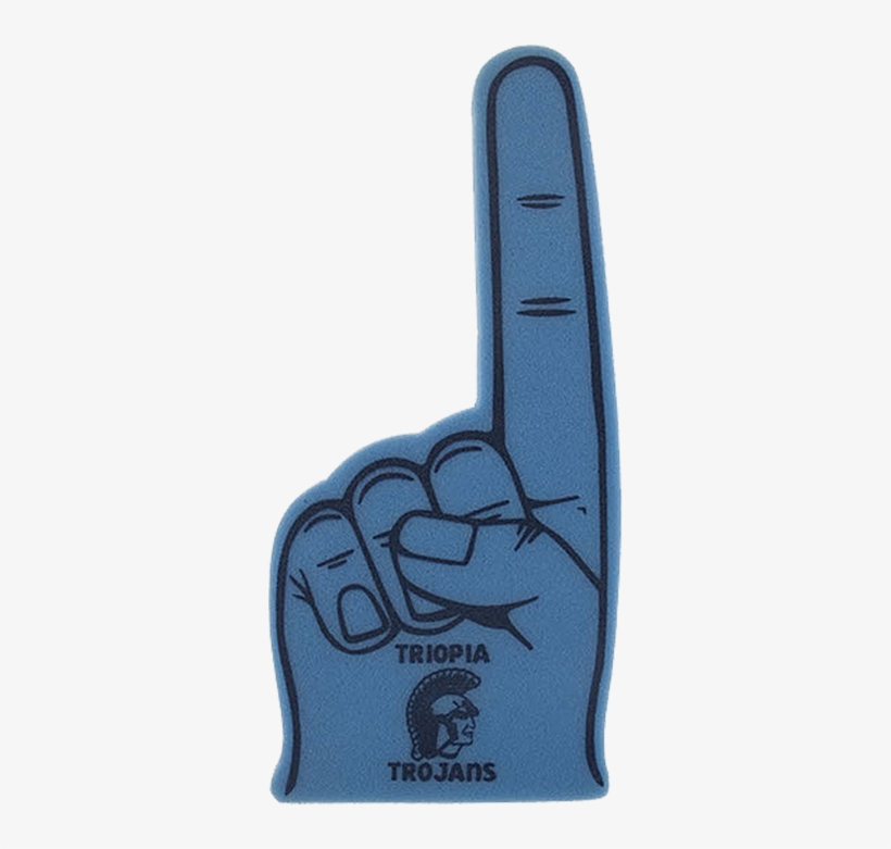 Foam Hand Mitts For Basketball Fans - Foam Finger, transparent png
