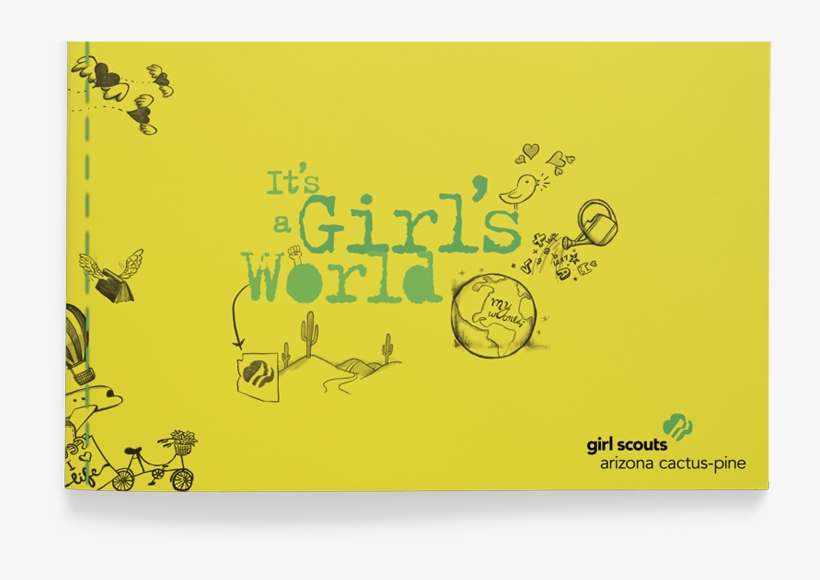 Girl Scouts Of Arizona Print Collateral - Its A Girls World, transparent png