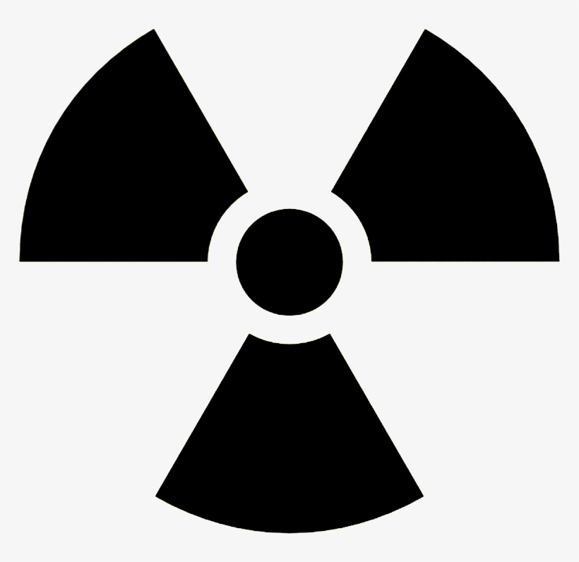 Radiation Png - Radiation Symbol Black And White, transparent png