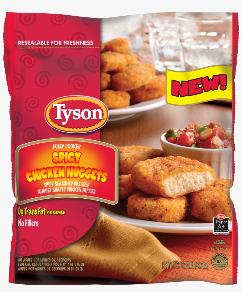 When It Comes To Nuggets, Some Like It Hot - Tyson Spicy Chicken Nuggets, transparent png
