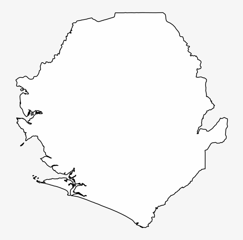 File Svg Koort Sierra Leone Svg Wikimedia Commons Map - Line Art, transparent png