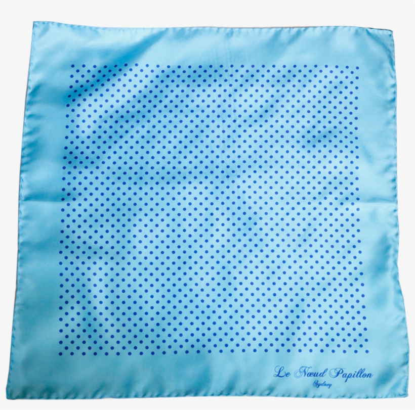 Sky Blue And Navy Large Polka Dot - Fence, transparent png