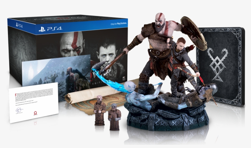 God Of War Players Uncover A Secret Hidden In The Collector's - 9 Kratos & Atreus Statue By Gentle Giant, transparent png