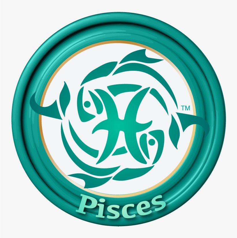 Zodiac Sign - Pisces - Circle, transparent png