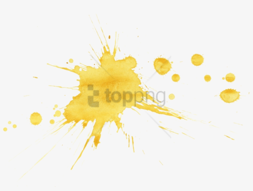 Free Png Yellow Paint Splash Png Png Image With Transparent - Sparkler, transparent png