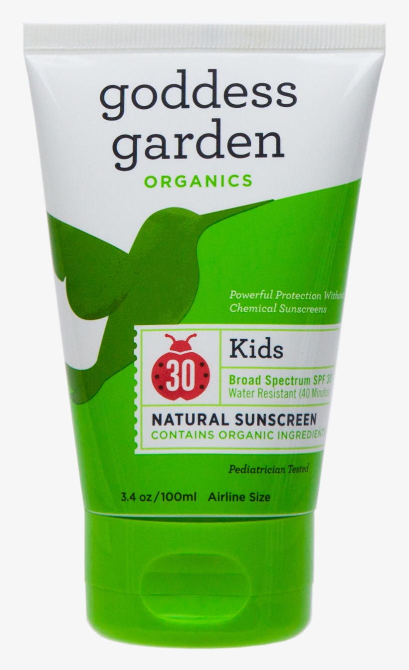 Kids Natural Sunscreen Lotion Spf30, 180 Ml - Goddess Garden Sunscreen Spf 30, transparent png