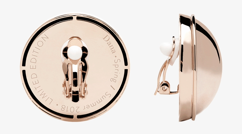 Pendientes Dana Rose Gold - Rear-view Mirror, transparent png