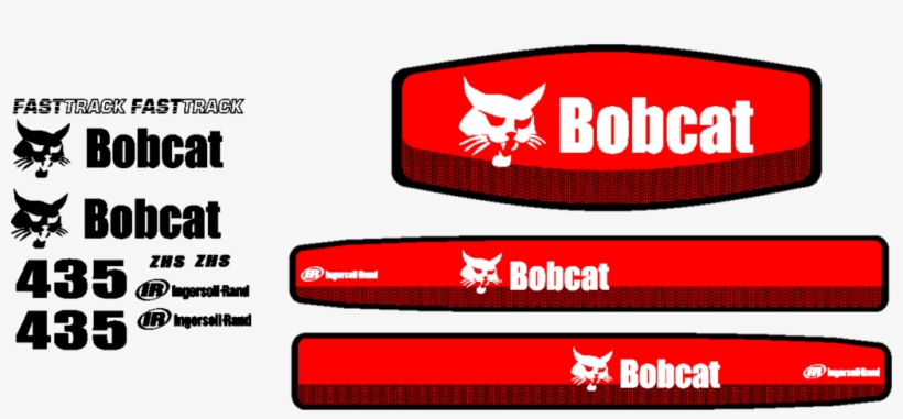 Bobcat 435 Decal Set - Label, transparent png