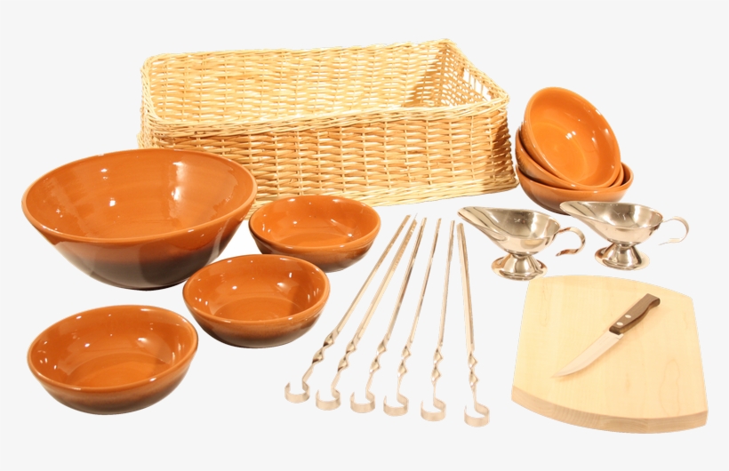 Bbq Grill Picnic Basket For 6 Persons - Bread, transparent png