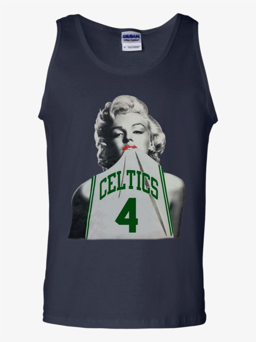 Marilyn Monroe Wearing A Isaiah Thomas Celtics T Shirt - Shirt, transparent png
